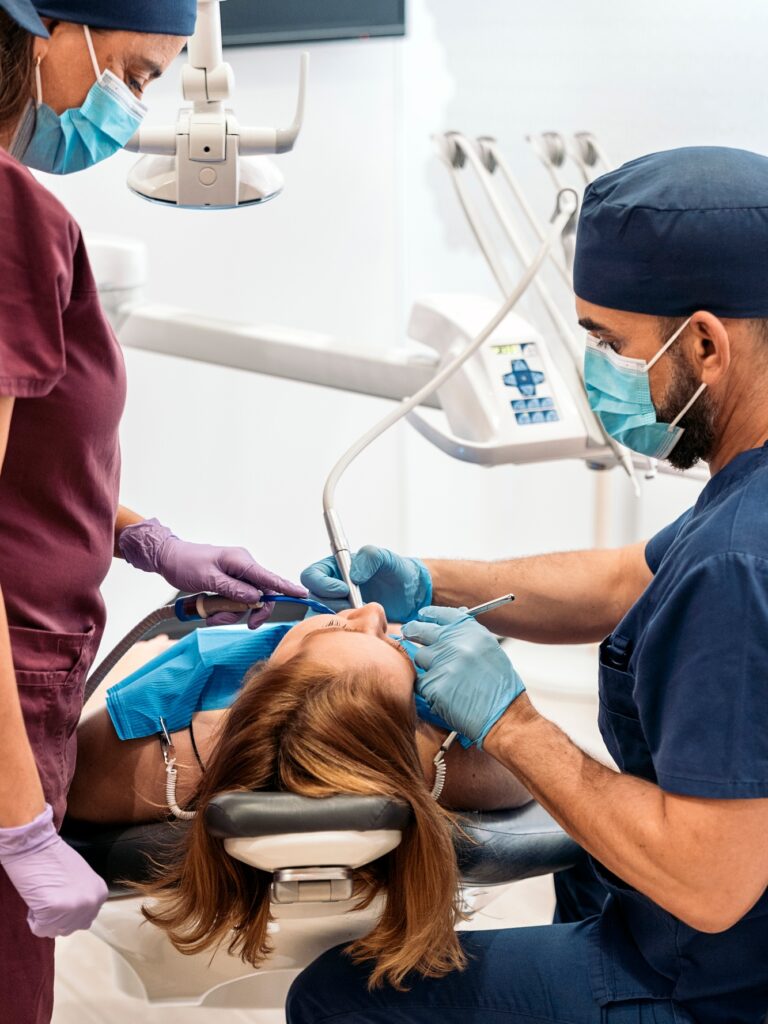 Young Girl Patient in Dentist